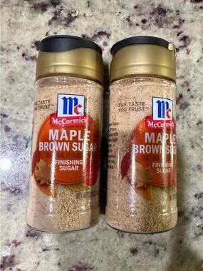 McCormick fall finishing sugars new bundle of 2 Maple Brown Sugar